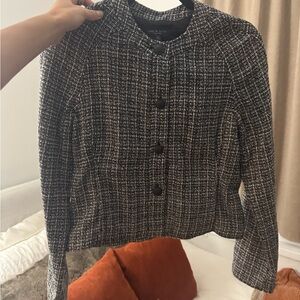 Rag & Bone Monochrome Tweed Blazer